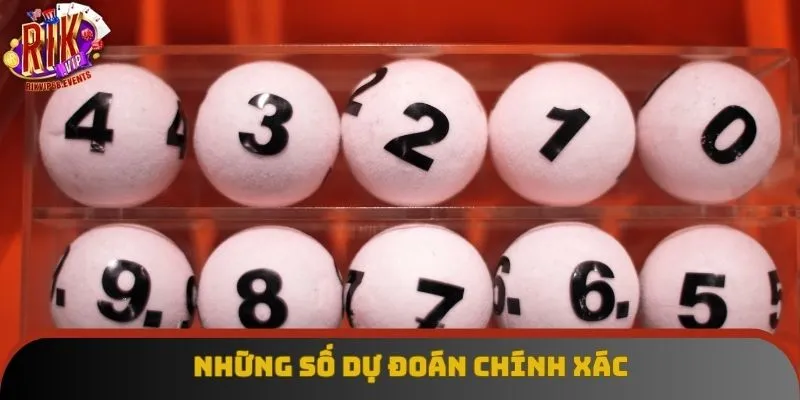 Những số dự đoán chính xác Những số dự đoán chính xác